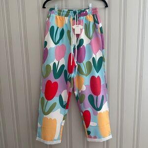 Fun FLORAL Pants- flowers galore!